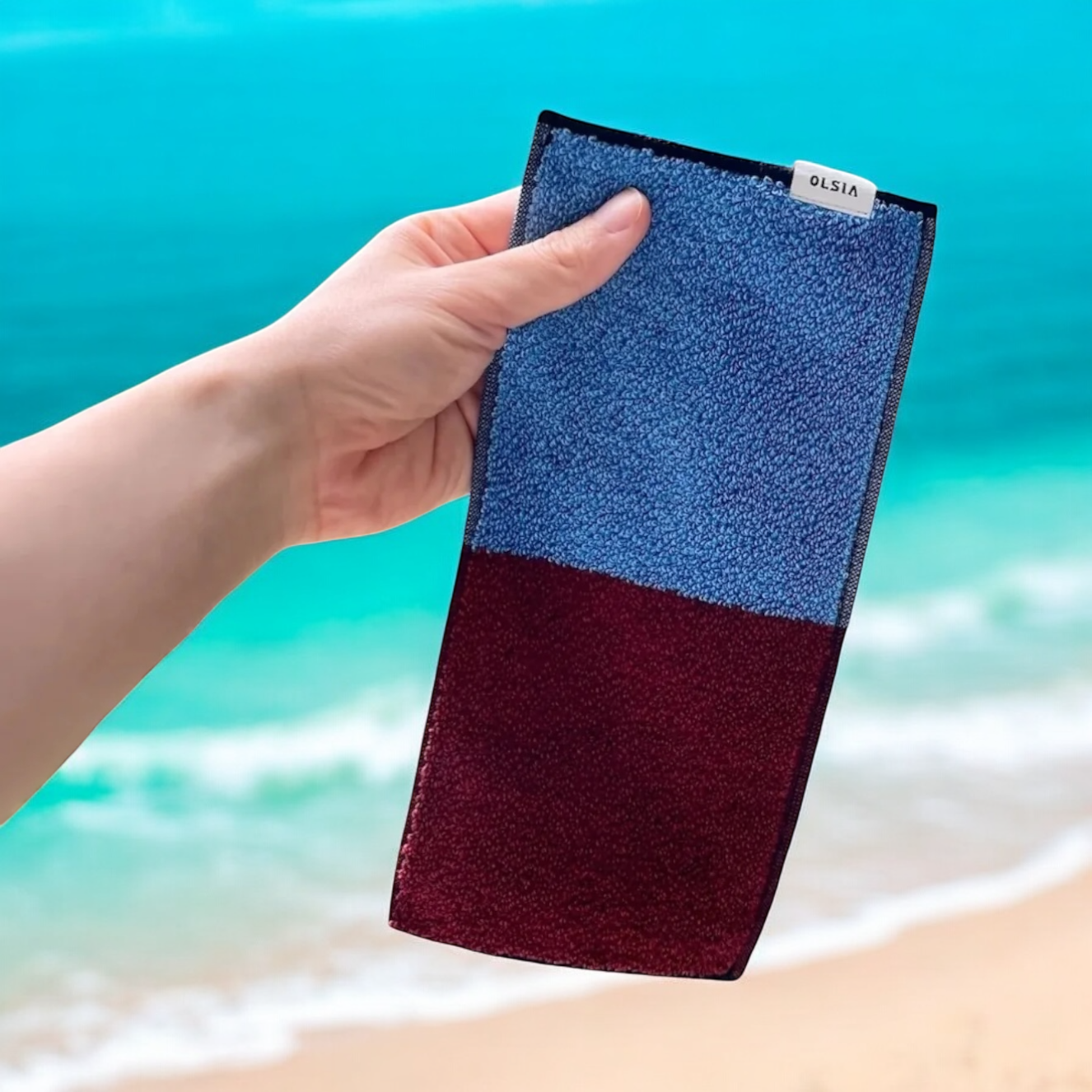 ツートーンハーフハンカチタオル / OLSIA 2Couleurs – HATCH