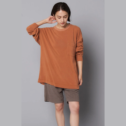 ローシルク100%長袖Tシャツ / KIGINU