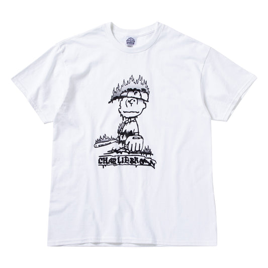 burning baseball boy