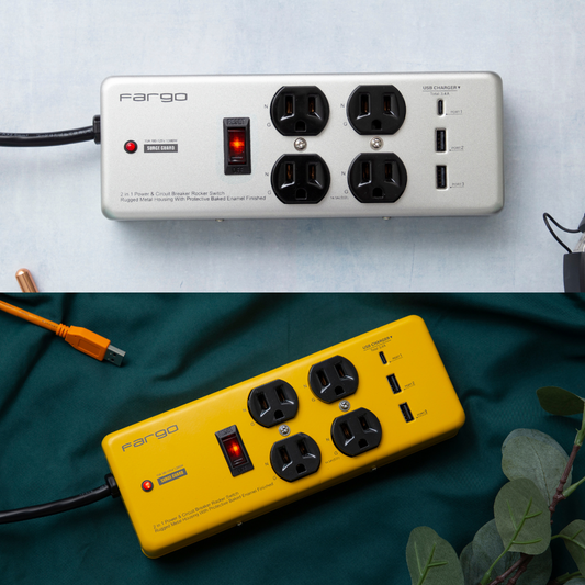 ビビッドな電源タップ