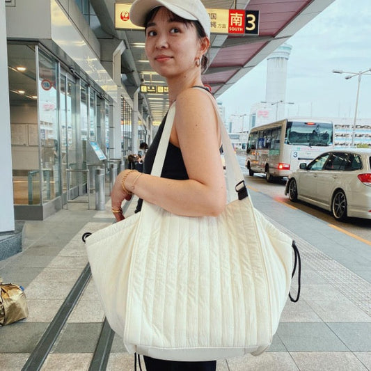 11つのポケット、キルティングマザーズトート