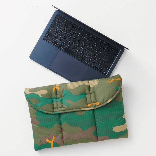 撥水加工のもこもこラップトップスリーブ