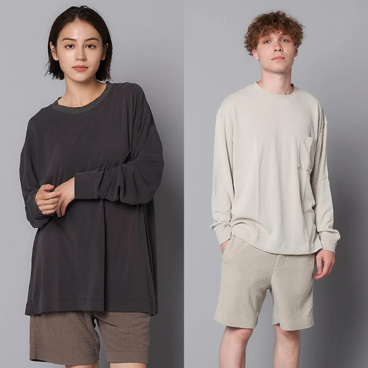 ローシルク100%長袖Tシャツ / KIGINU