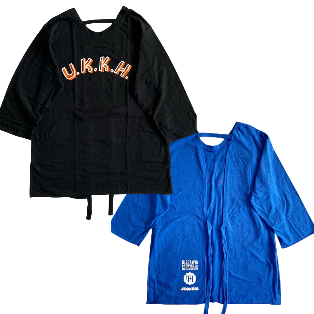 フットボールTEE風 割烹着 / ULTRA HEAVY 別注 Football coverall Apron – HATCH