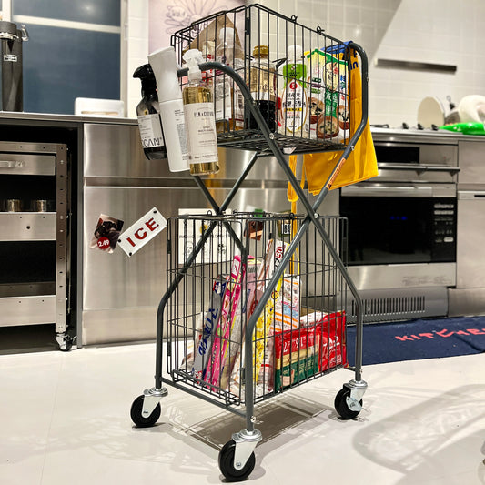 置き場所、無限。バスケットトローリー
