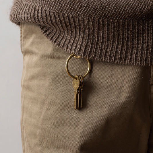 ミニマルで、ちゃんといいキーリング