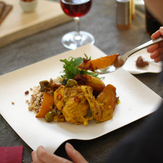 こころを潤す「紙の器」/ WASARA 紙皿 6枚入り