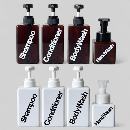 並べて可愛いリフィルボトル