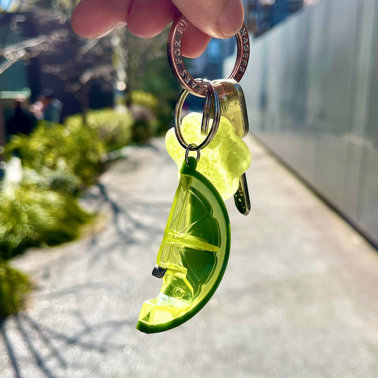 かじりたくなる、ライムキーホルダー(コロナラバー用)