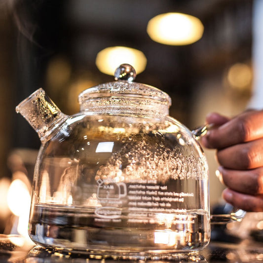 美しい耐熱ガラス製ケトル 1.75L