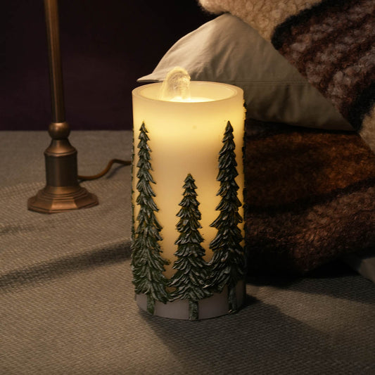 水が湧き出るツリーライトキャンドル