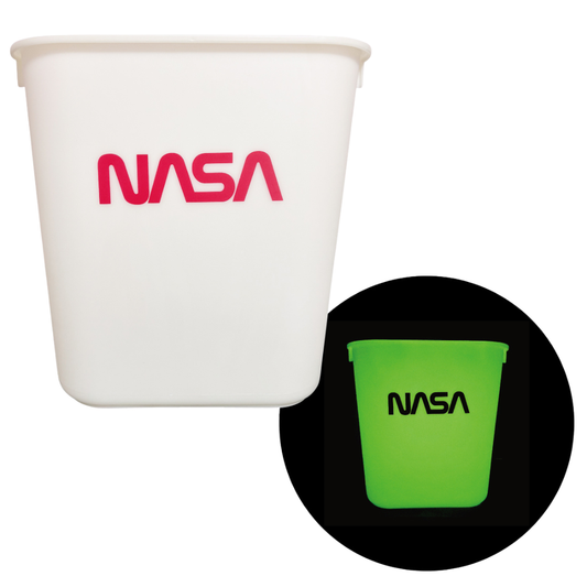 蓄光 × NASA。ずるいゴミ箱。