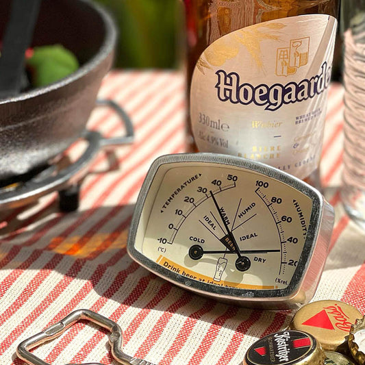 マグネット付き温湿度計