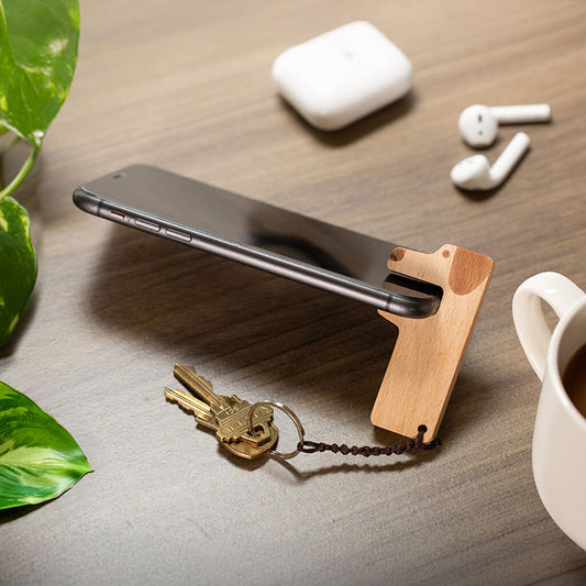 連れて歩けるスマホスタンド