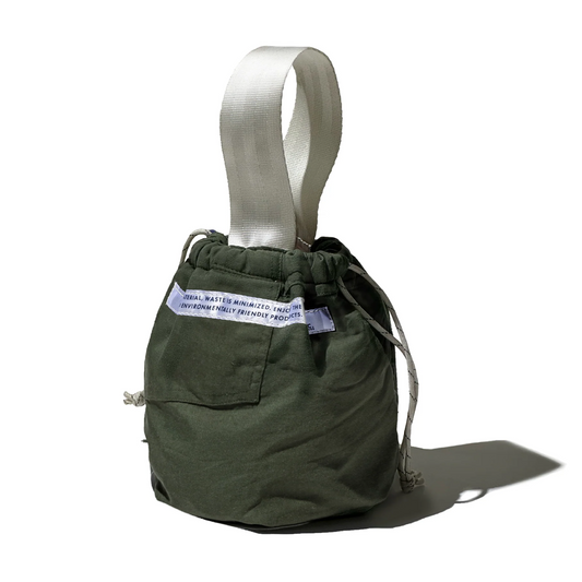 メンズが持っても可愛い巾着バッグ(秋冬ver)