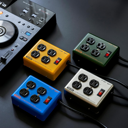 ビビッドな電源タップ