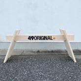 家でもキャンプでも、バラせるベンチ