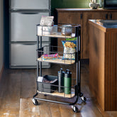 ナチュラルすぎず、インダストリアルすぎない万能ワゴン