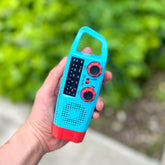 カラーリング最高!カラビナ付き多機能ラジオ