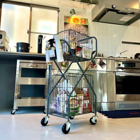 置き場所、無限。バスケットトローリー