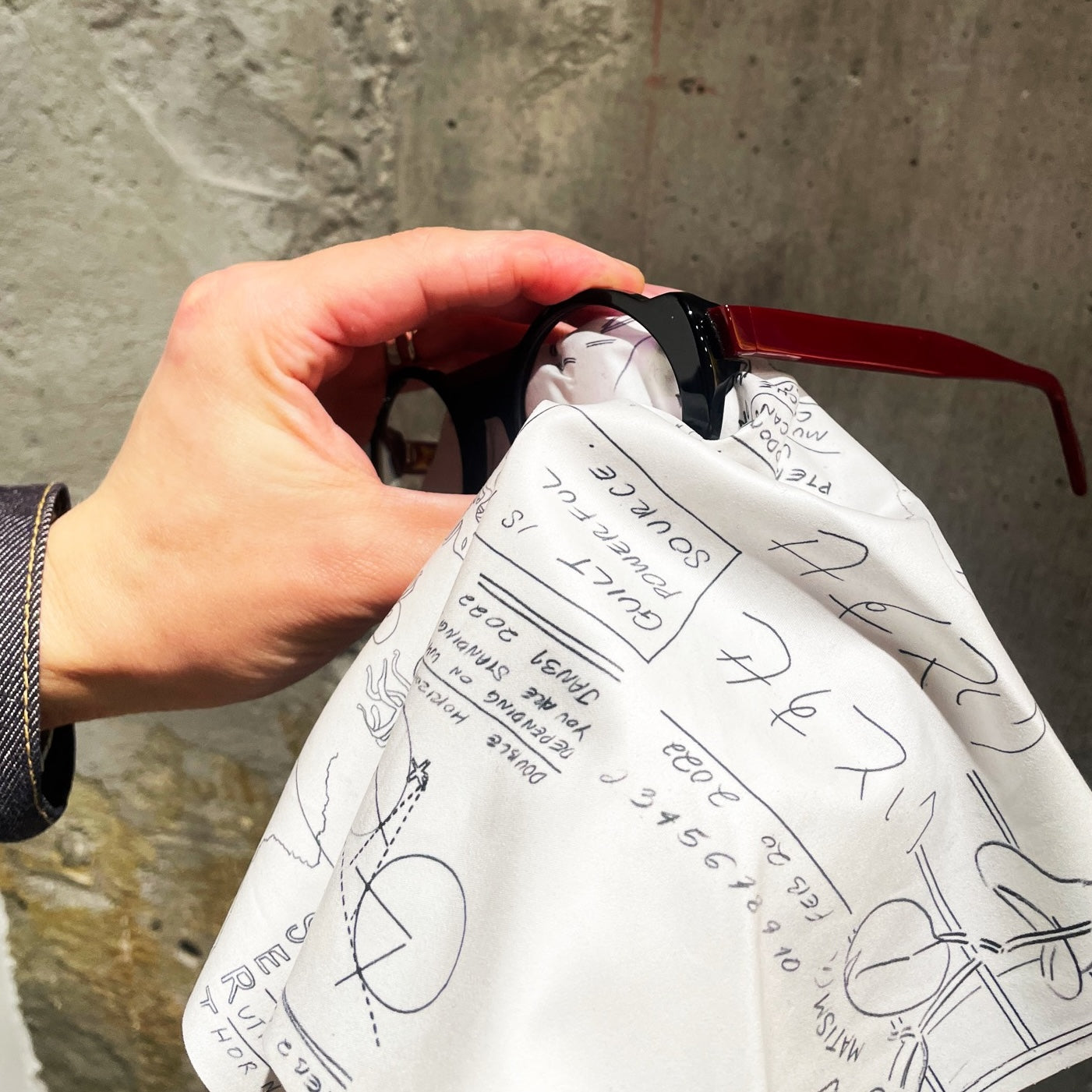 メガネ拭き GLOBE SPECS SHOHEI TAKASAKI GLASSES CLOTH（メガネクロス