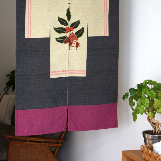 暮らしに風を通すリバーシブル暖簾(のれん)