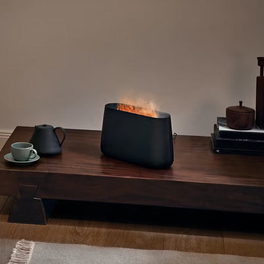 暖炉のようなアロマ加湿器