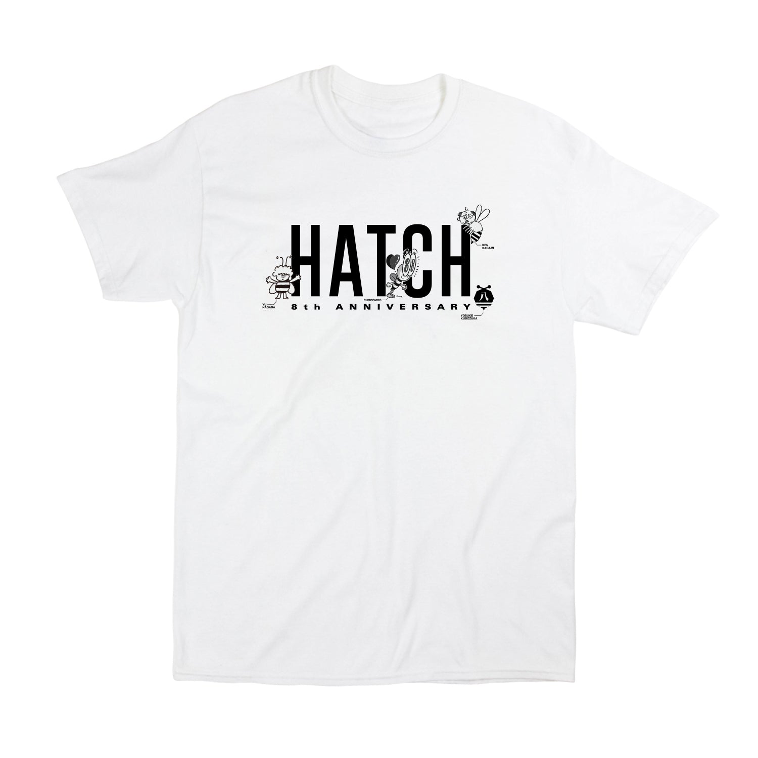 HATCH 8周年記念Tシャツ