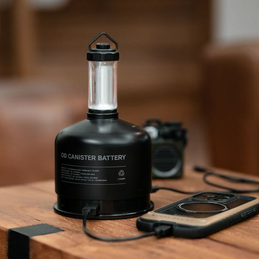 OD缶みたいなモバイルバッテリー、ミニLEDランタン