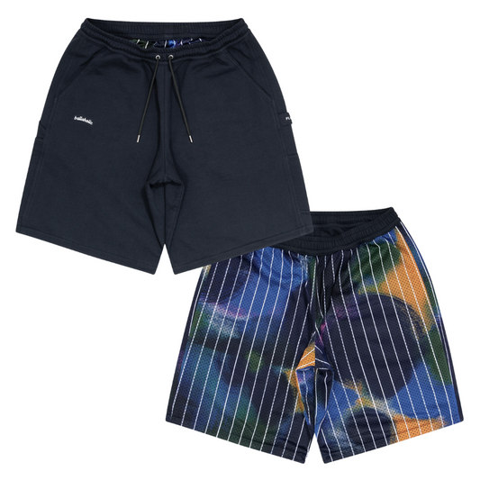 Reversible Painter Sweat Shorts / LEEGET × ballaholic