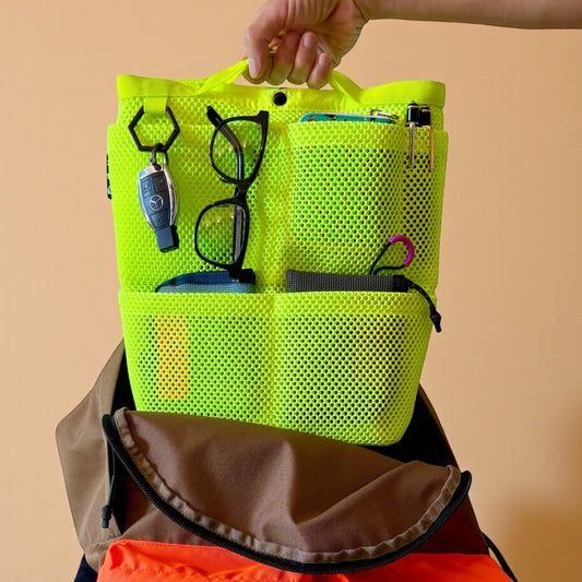 ネオンメッシュ・バッグインバッグ 縦型(HATCH限定商品)