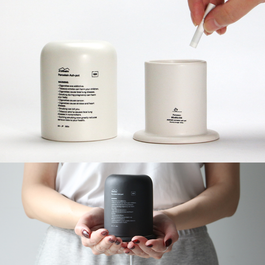 “灰皿感”がゼロの美しい磁器ポット（電子タバコの灰皿）