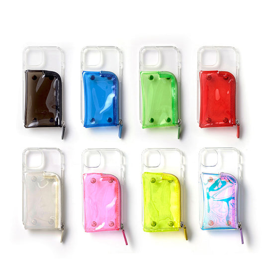 【iPhone17-13】PVC clear case(ストラップホルダー付)