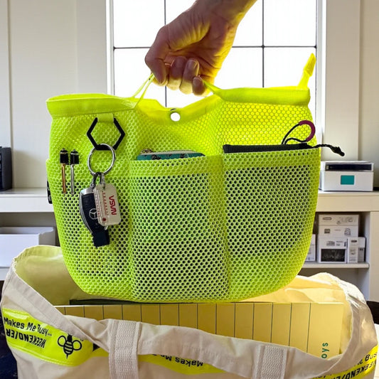 ネオンメッシュ・バッグインバッグ 横型(HATCH限定商品)