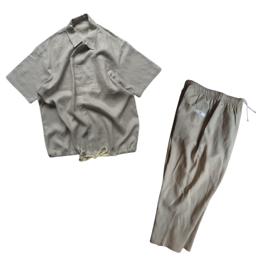 涼しさもシルエットも、全部盛りリネンシャツ・パンツ