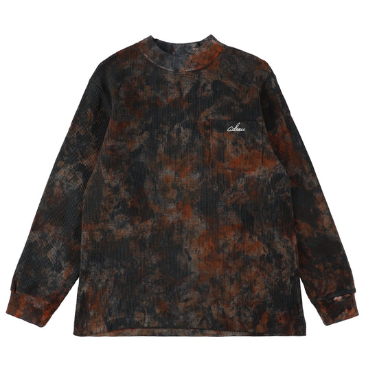 HAND DYE THERMAL MOCK NECK