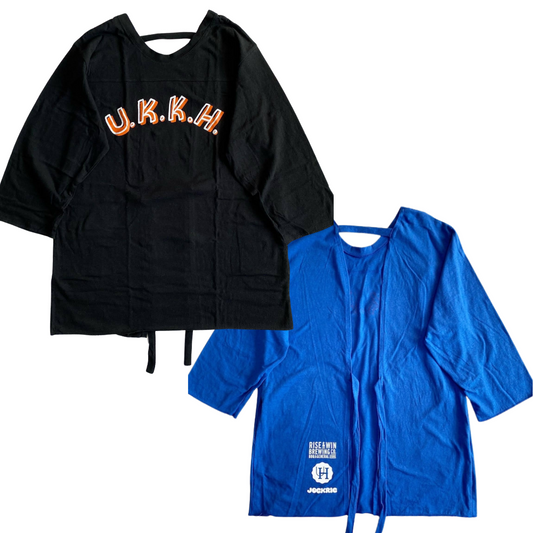 フットボールTEE風 割烹着 / ULTRA HEAVY 別注 Football coverall Apron