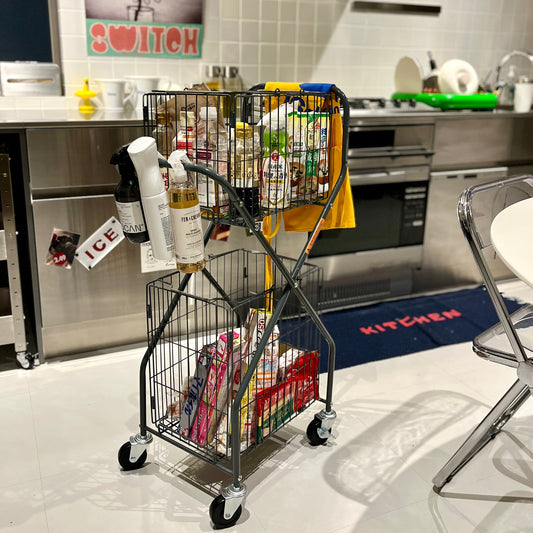 置き場所、無限。バスケットトローリー