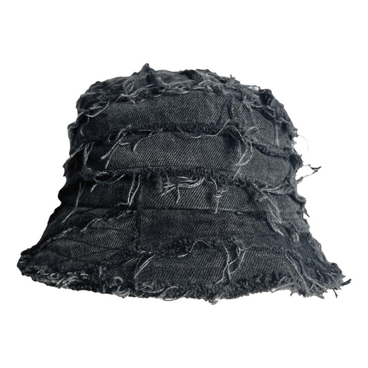 ハンドメイド BUCKET HAT BLACK DENIM / MURAKAMI