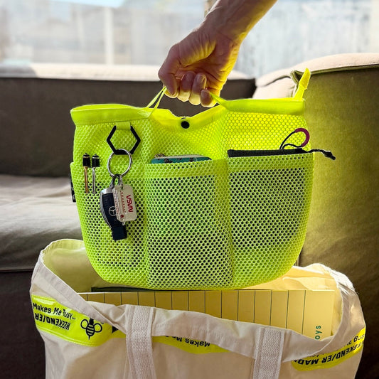 ネオンメッシュ・バッグインバッグ 横型（HATCH限定商品）