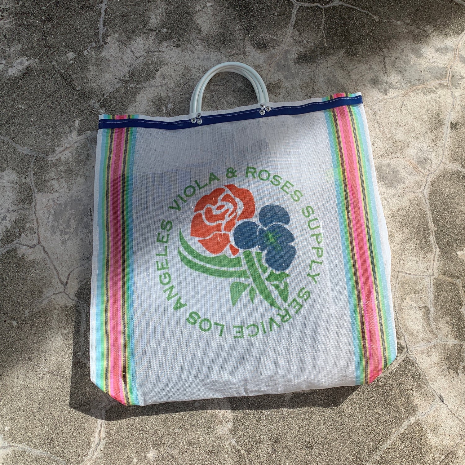 VIOLA AND ROSES MARKET BAG – HATCH