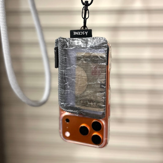 【iPhone17-13】Clear case with Dyneema®（ストラップホルダー付）