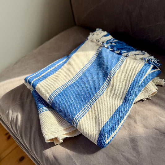 マリン感が絶妙なツイルブランケット