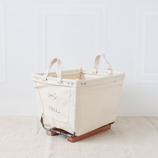 SMALL CARRY BASKET 1BU（NATURAL CANVAS RIM）