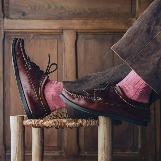 Pile color rib / NAVY ROOTS