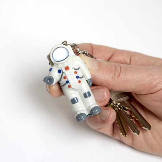 喋って光る宇宙飛行士のキーホルダー
