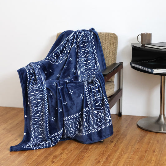 懐かしくて新しいBandana Fleece Blanket