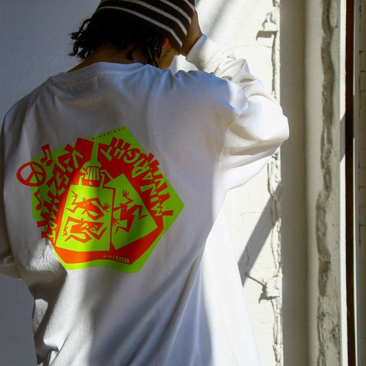 KIEZMART × MINARIGHT "Ladder" Long sleeve Tee