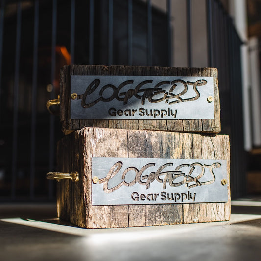 福島県産広葉樹薪、薪割り台 / LOGGERS Gear Supply