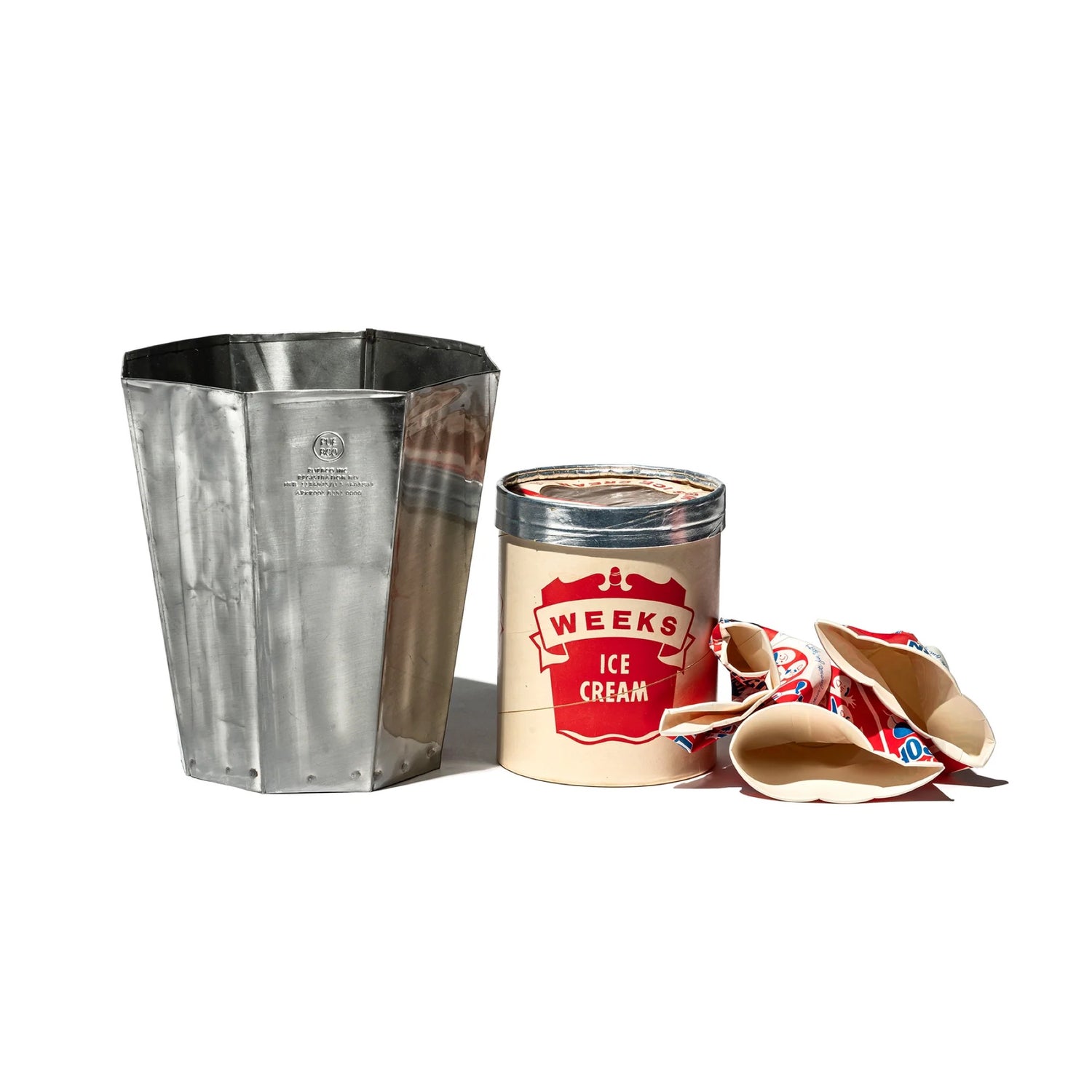 アンティーク　トラッシュボックス RECYCLE STEEL TRASH CAN – HATCH
